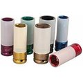 Astro Pneumatic Astro Pneumatic AST-7870-21 21 mm Impact Socket With Chrome Protective Plastic Sleeve And Shallow Broach AST-7870-21